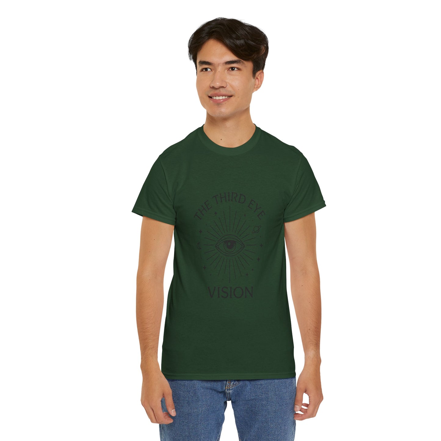 Third Eye Vision Unisex T-Shirt, Spiritual Eye Tee, Boho Festival Shirt, Mystical Graphic Tee, Gift for Seers & Intuitives