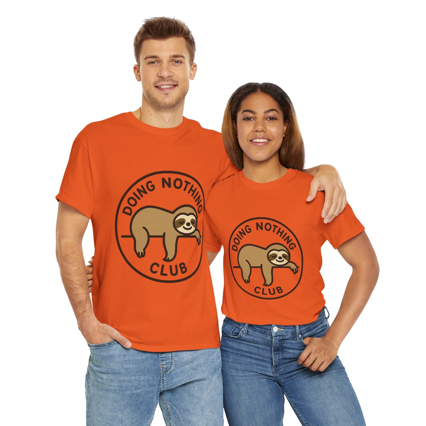 Lazy Cat Club Tee, Unisex Relaxed Fit T-Shirt, Funny Chill Shirt, Cute Cat Graphic Tee, Lounge Aesthetic Gift