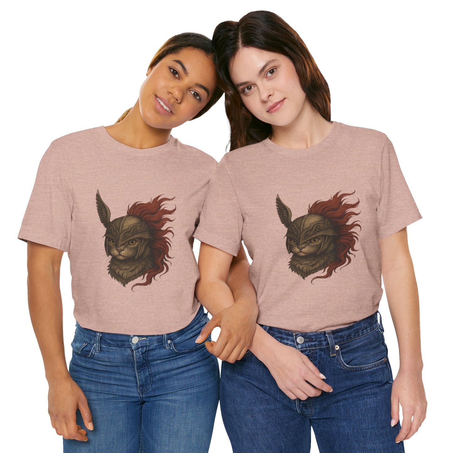 Malenia Cat Helmet Tee - Fantasy Cat T-Shirt, Elden Ring Inspired Shirt, Gamer Gift