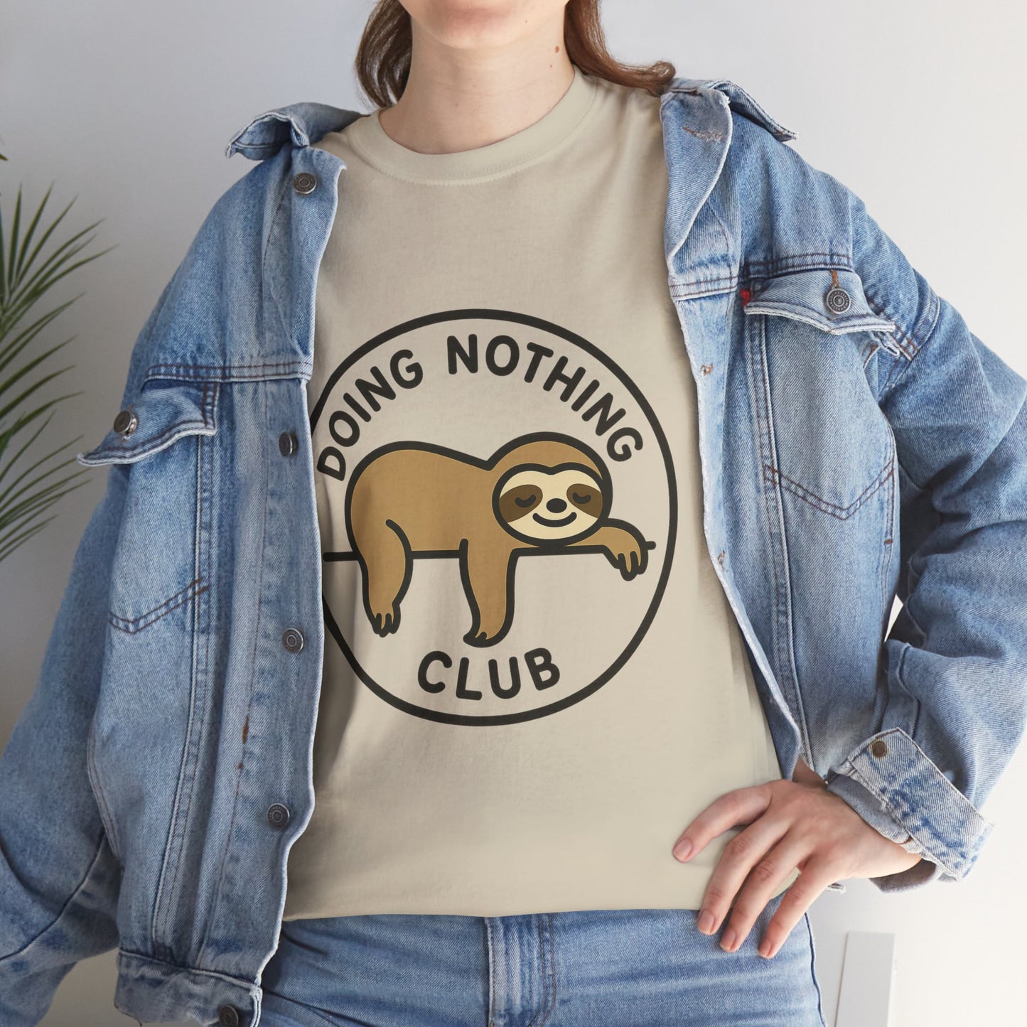 Lazy Cat Club Tee, Unisex Relaxed Fit T-Shirt, Funny Chill Shirt, Cute Cat Graphic Tee, Lounge Aesthetic Gift