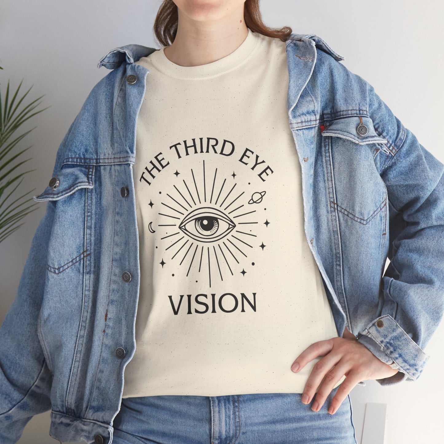 Third Eye Vision Unisex T-Shirt, Spiritual Eye Tee, Boho Festival Shirt, Mystical Graphic Tee, Gift for Seers & Intuitives