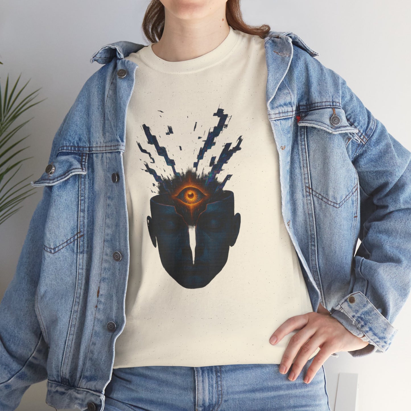 Mystical Third Eye Shirt, Trippy Unisex Tee, Spiritual Graphic Tee, Mind Bending Artwear