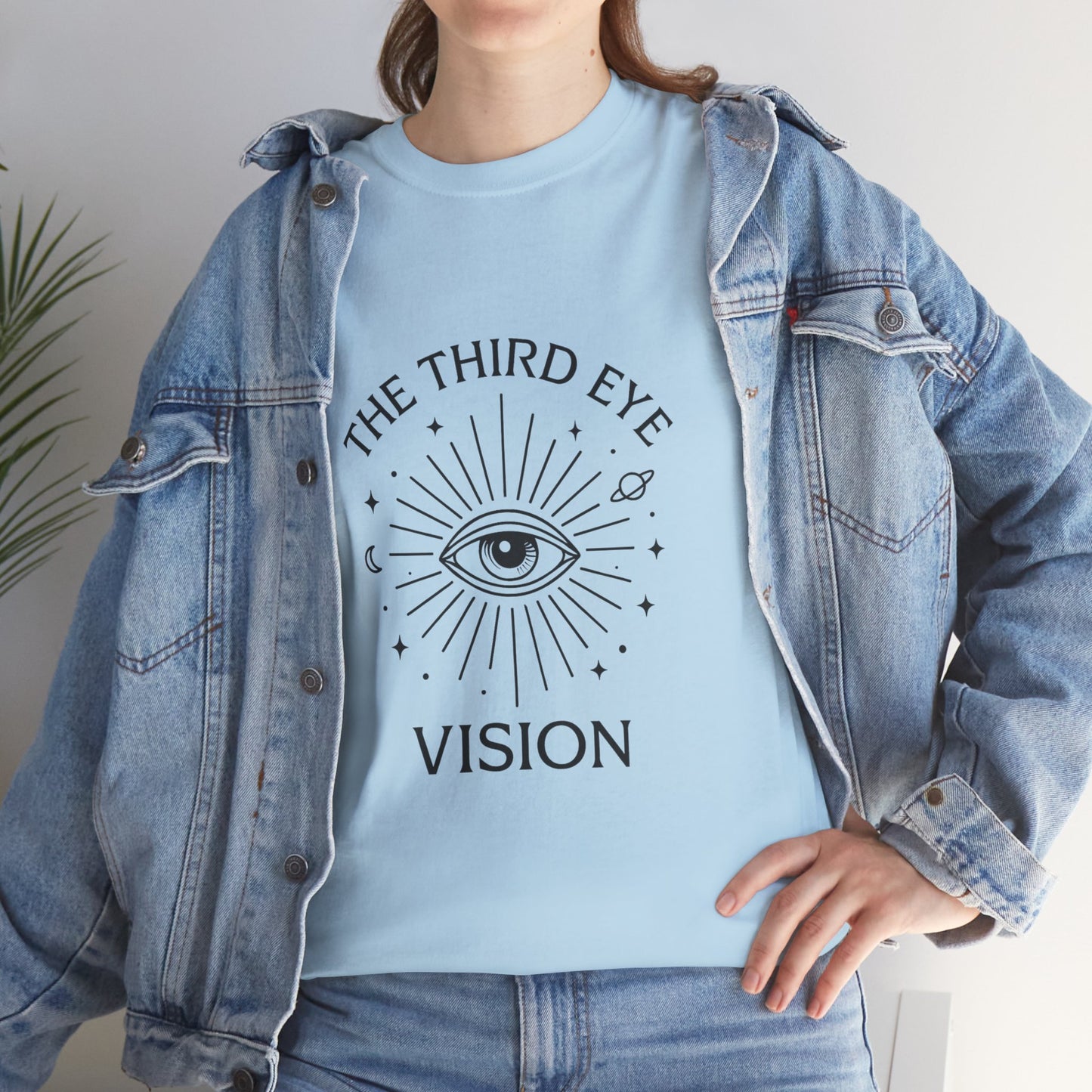 Third Eye Vision Unisex T-Shirt, Spiritual Eye Tee, Boho Festival Shirt, Mystical Graphic Tee, Gift for Seers & Intuitives
