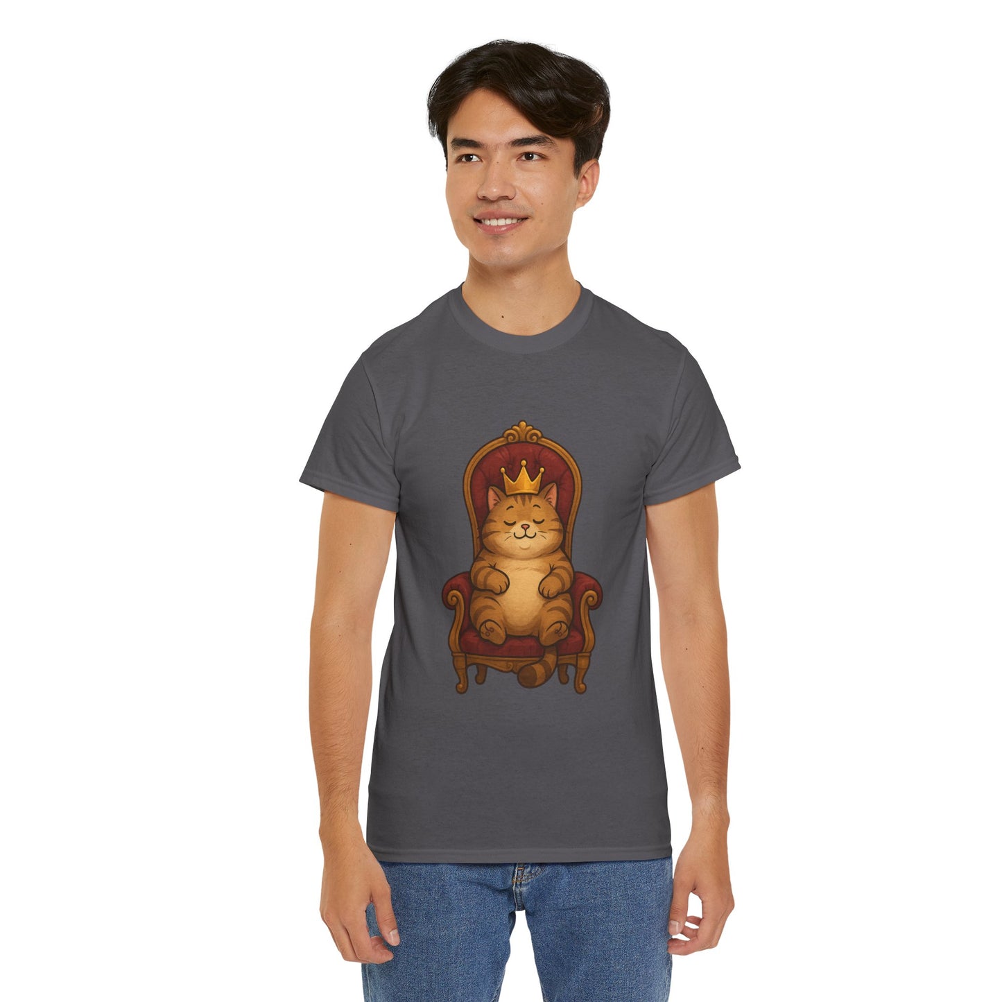 Royal Cat T-Shirt - Funny Unisex Cat Tee for Pet Lovers, Paws & Claws Collection