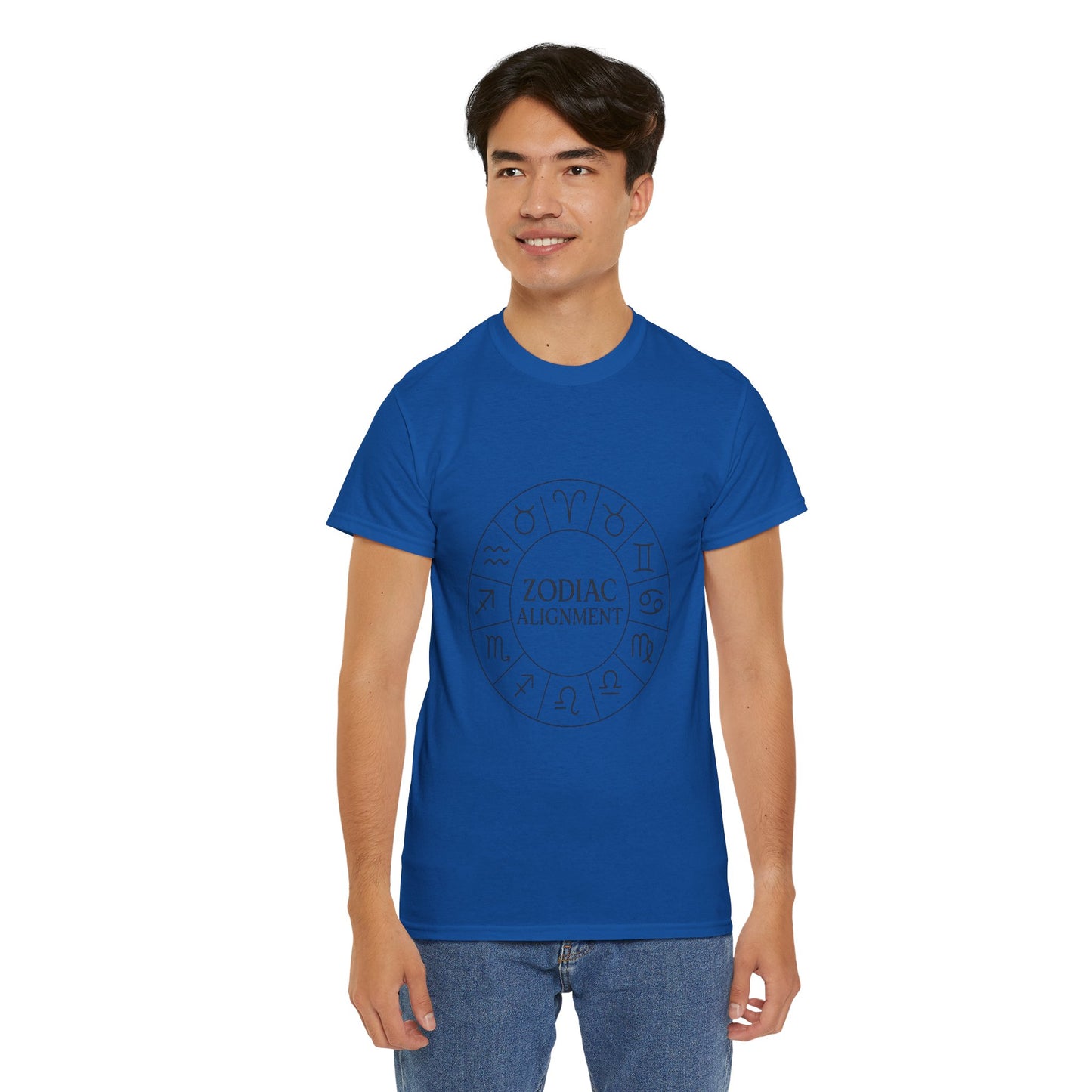 Zodiac Alignment Unisex T-Shirt, Astrology Signs Tee, Horoscope Graphic Shirt, Celestial Style Gift, Cosmic Star Sign Top