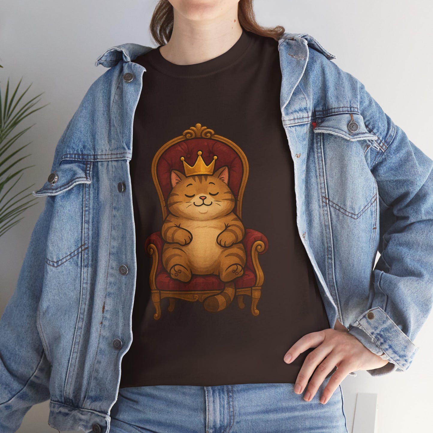 Royal Cat T-Shirt - Funny Unisex Cat Tee for Pet Lovers, Paws & Claws Collection