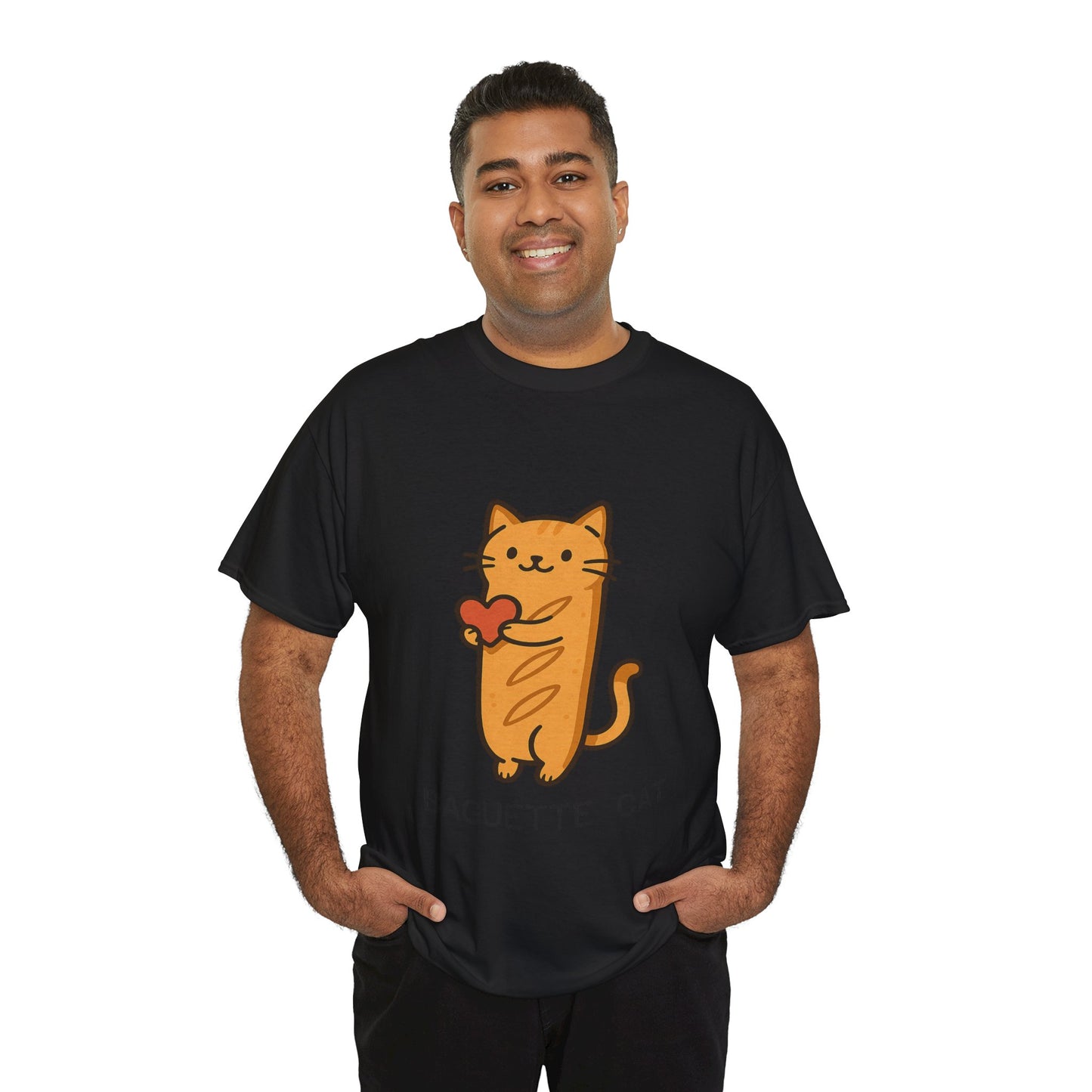Baguette Cat T-Shirt Cute & Funny Cat Lover Tee