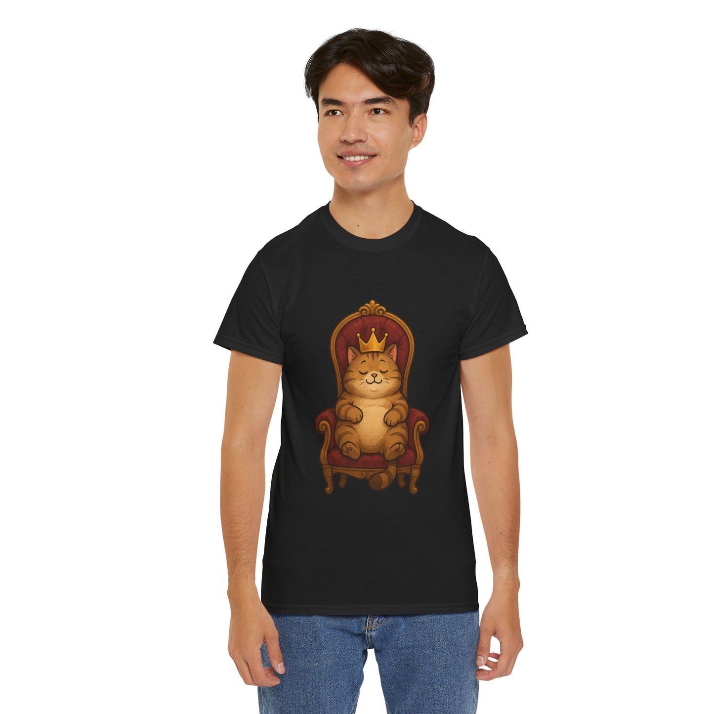 Royal Cat T-Shirt - Funny Unisex Cat Tee for Pet Lovers, Paws & Claws Collection