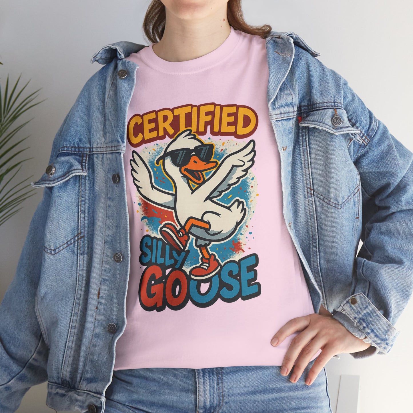 Silly Goose T-Shirt, Funny Cartoon Duck Tee, Quirky Meme Shirt, Retro Graphic, Cool Unisex Gift, Playful Goose Design