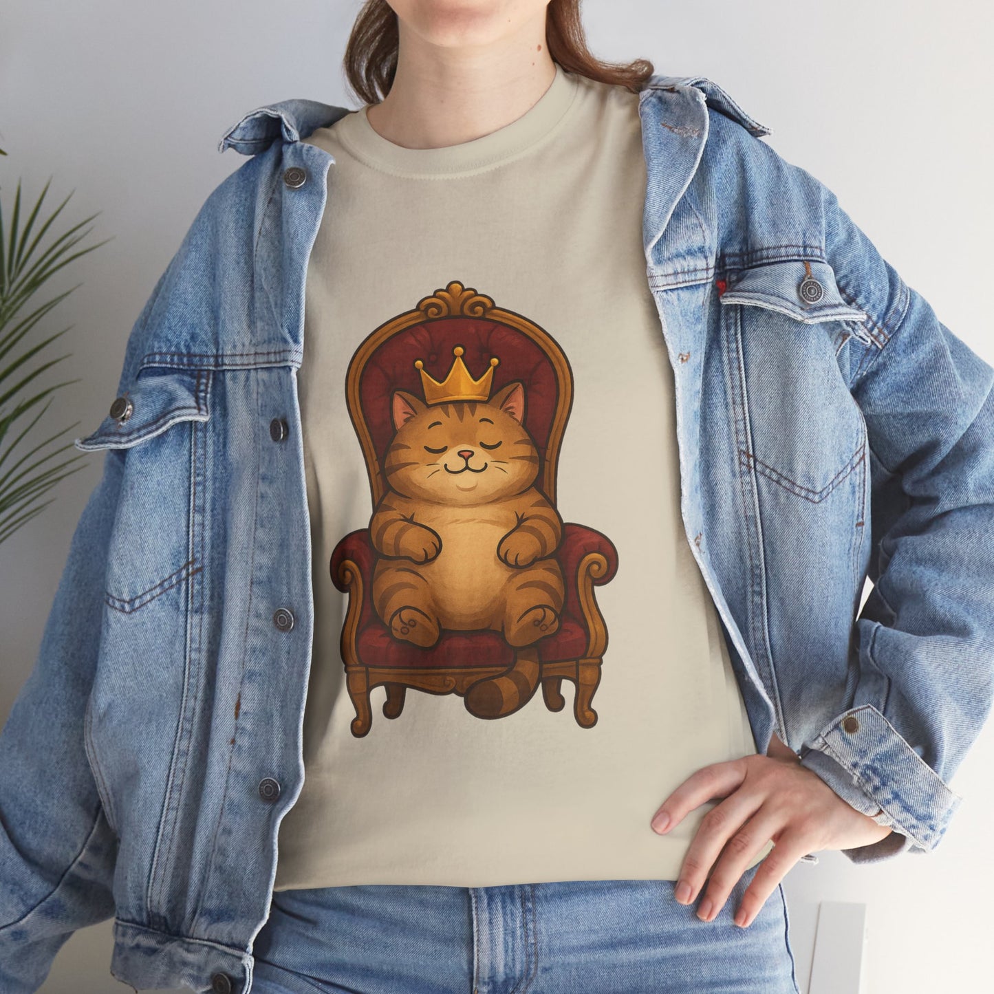 Royal Cat T-Shirt - Funny Unisex Cat Tee for Pet Lovers, Paws & Claws Collection