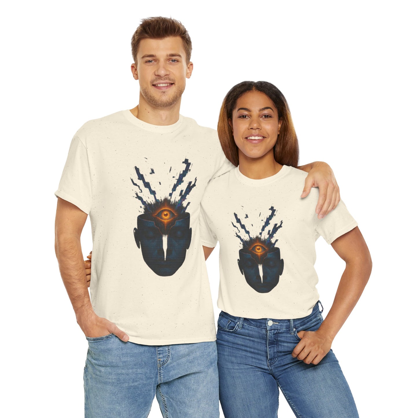 Mystical Third Eye Shirt, Trippy Unisex Tee, Spiritual Graphic Tee, Mind Bending Artwear