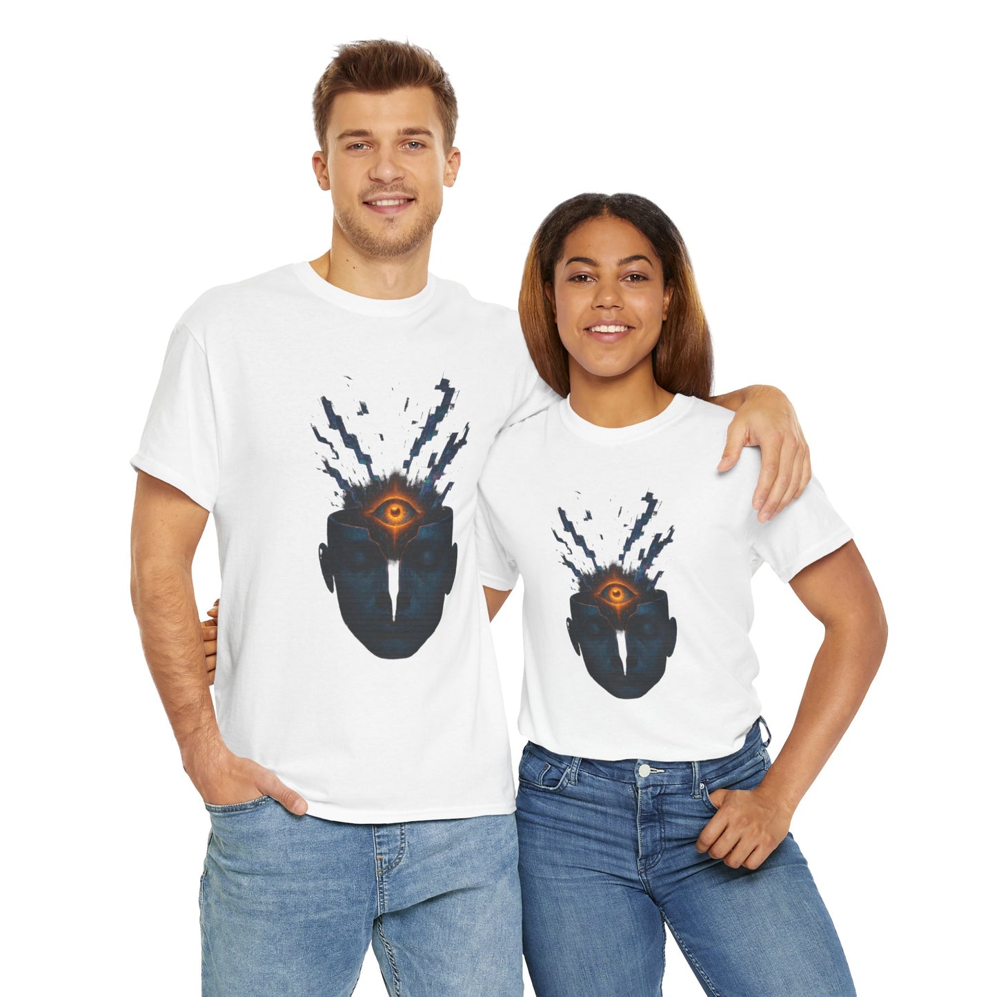 Mystical Third Eye Shirt, Trippy Unisex Tee, Spiritual Graphic Tee, Mind Bending Artwear