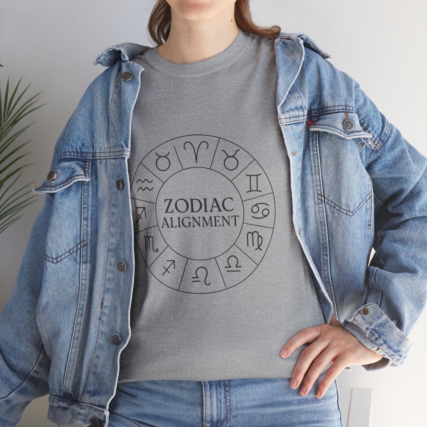 Zodiac Alignment Unisex T-Shirt, Astrology Signs Tee, Horoscope Graphic Shirt, Celestial Style Gift, Cosmic Star Sign Top