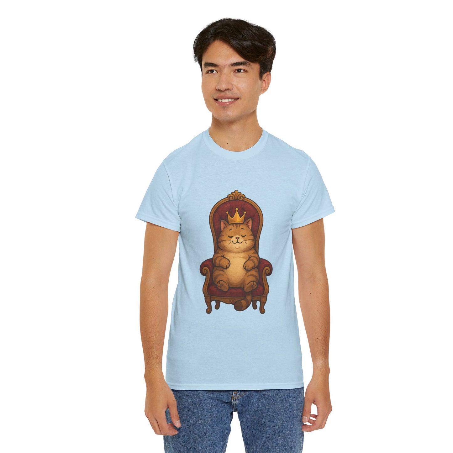 Royal Cat T-Shirt - Funny Unisex Cat Tee for Pet Lovers, Paws & Claws Collection