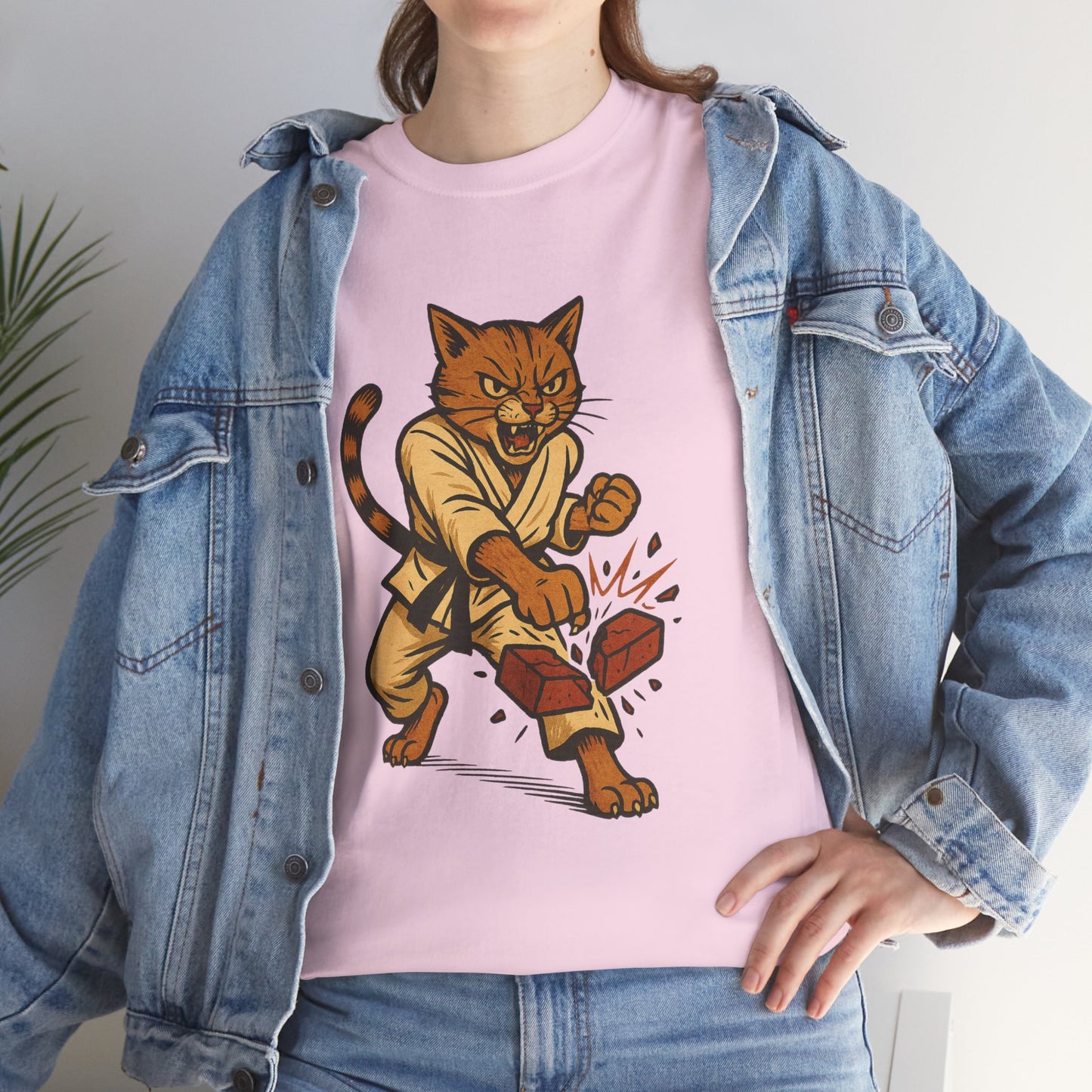 Karate Cat T-Shirt - Funny Martial Arts Unisex Tee for Cat Lovers, Paws & Claws Collection