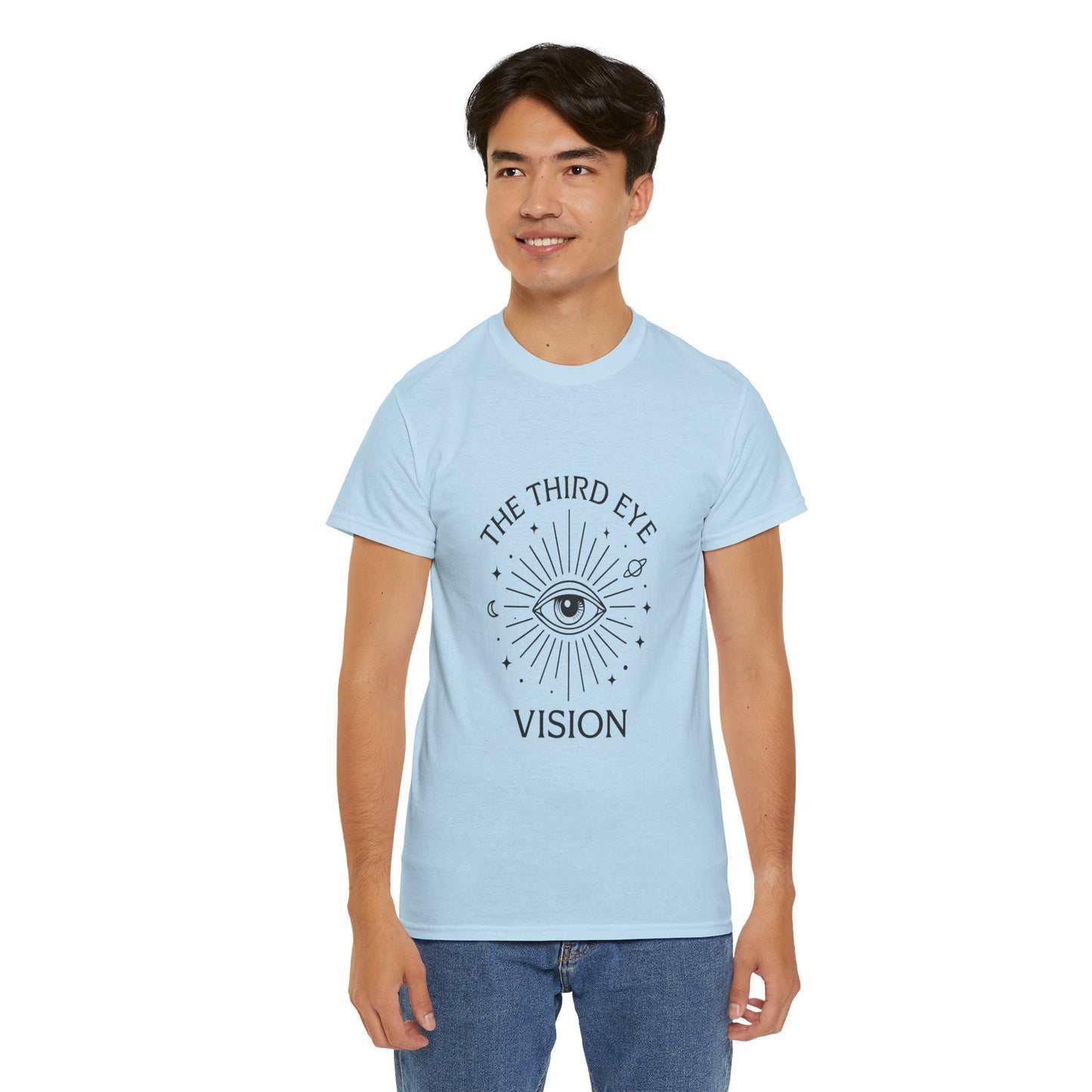 Third Eye Vision Unisex T-Shirt, Spiritual Eye Tee, Boho Festival Shirt, Mystical Graphic Tee, Gift for Seers & Intuitives