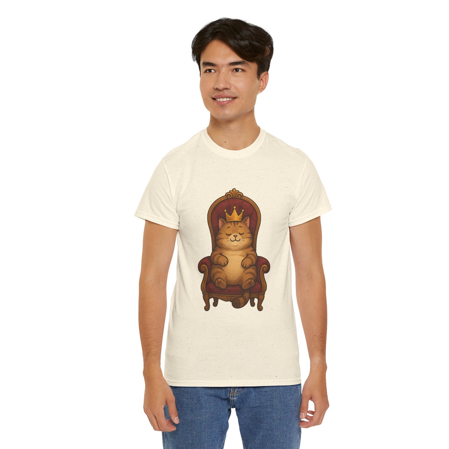 Royal Cat T-Shirt - Funny Unisex Cat Tee for Pet Lovers, Paws & Claws Collection