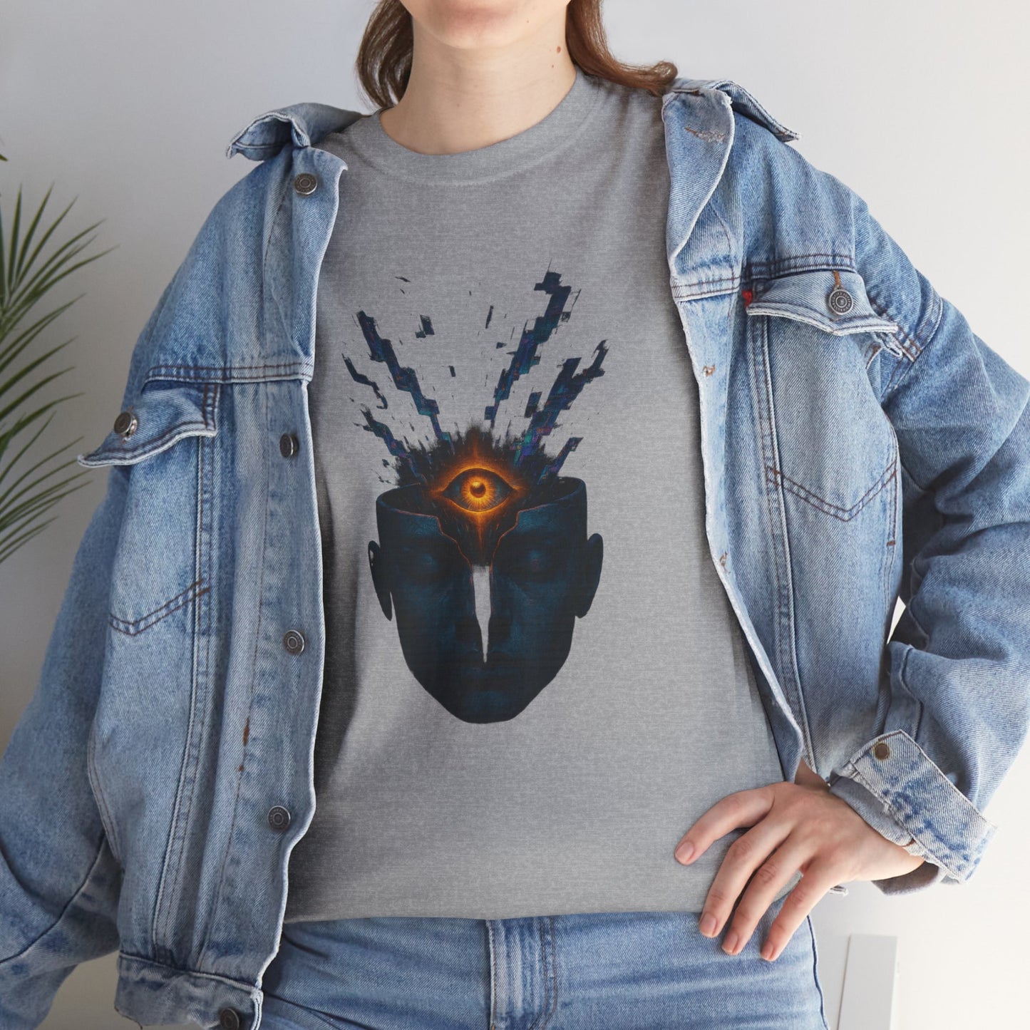 Mystical Third Eye Shirt, Trippy Unisex Tee, Spiritual Graphic Tee, Mind Bending Artwear