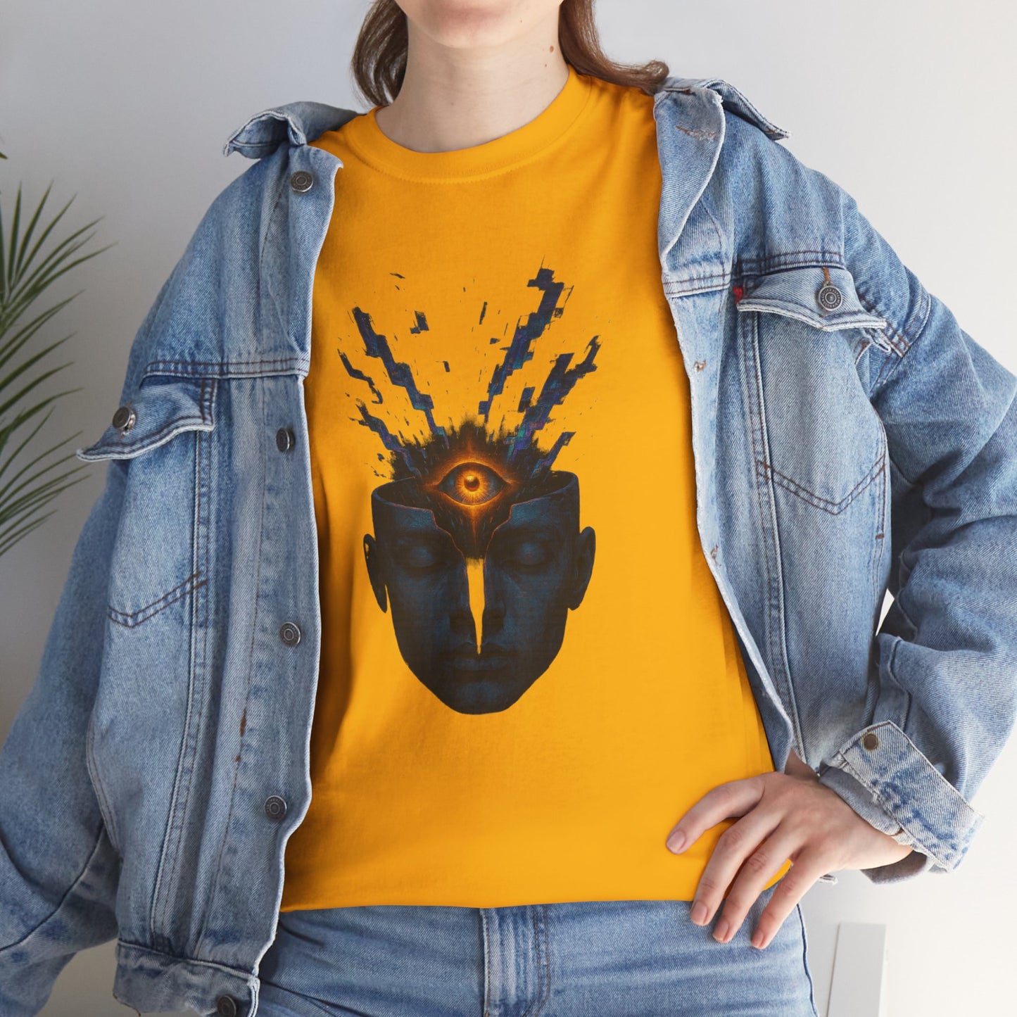 Mystical Third Eye Shirt, Trippy Unisex Tee, Spiritual Graphic Tee, Mind Bending Artwear