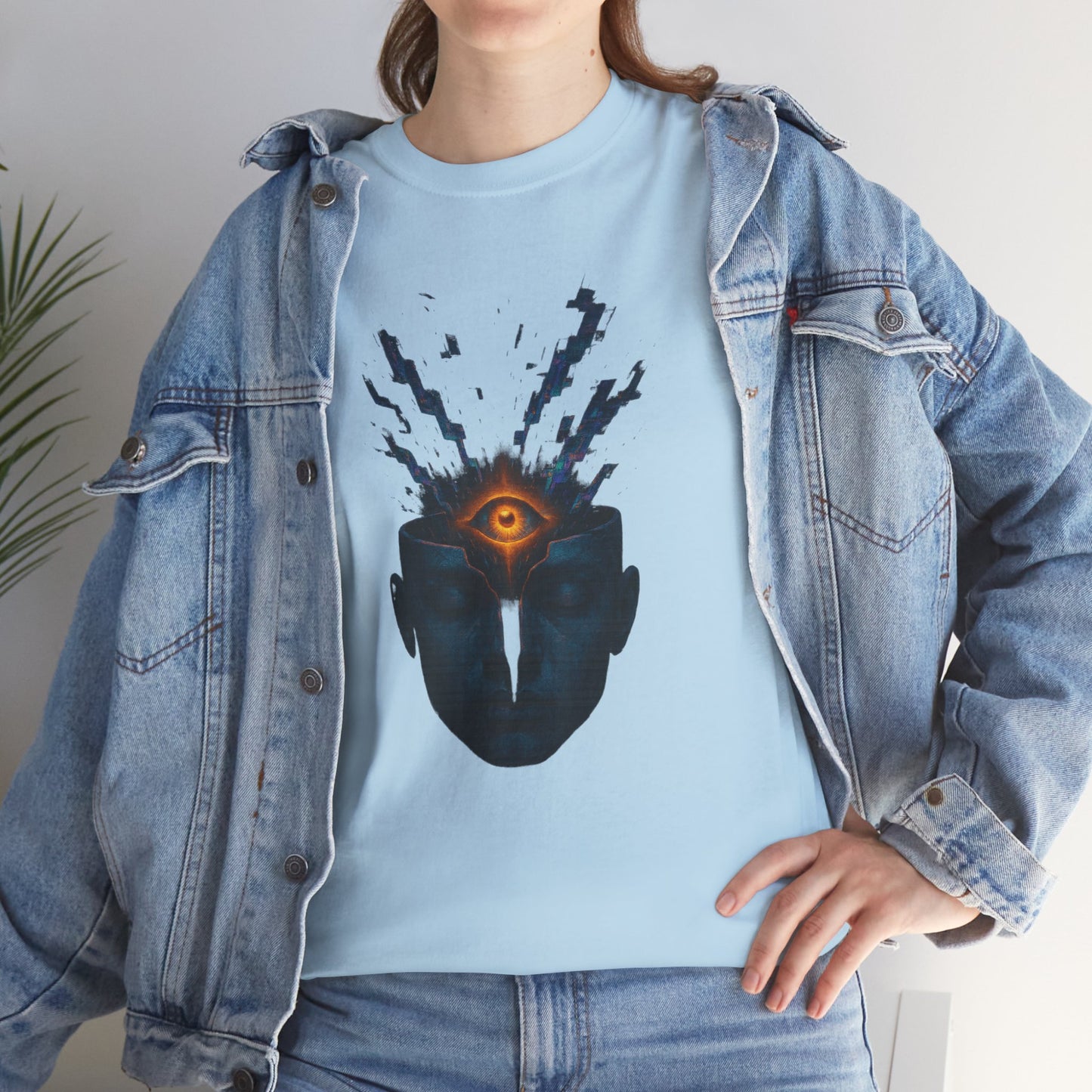 Mystical Third Eye Shirt, Trippy Unisex Tee, Spiritual Graphic Tee, Mind Bending Artwear