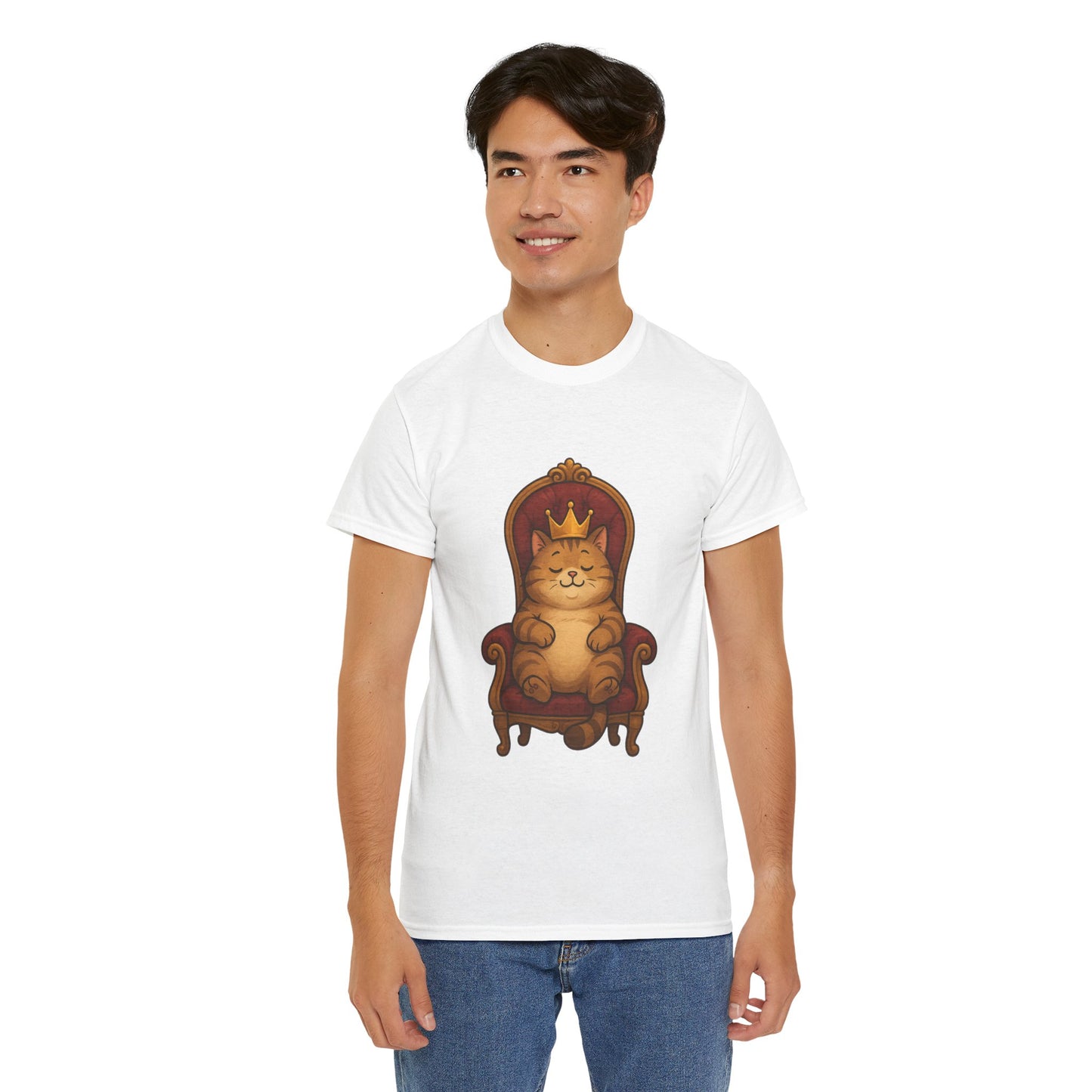 Royal Cat T-Shirt - Funny Unisex Cat Tee for Pet Lovers, Paws & Claws Collection