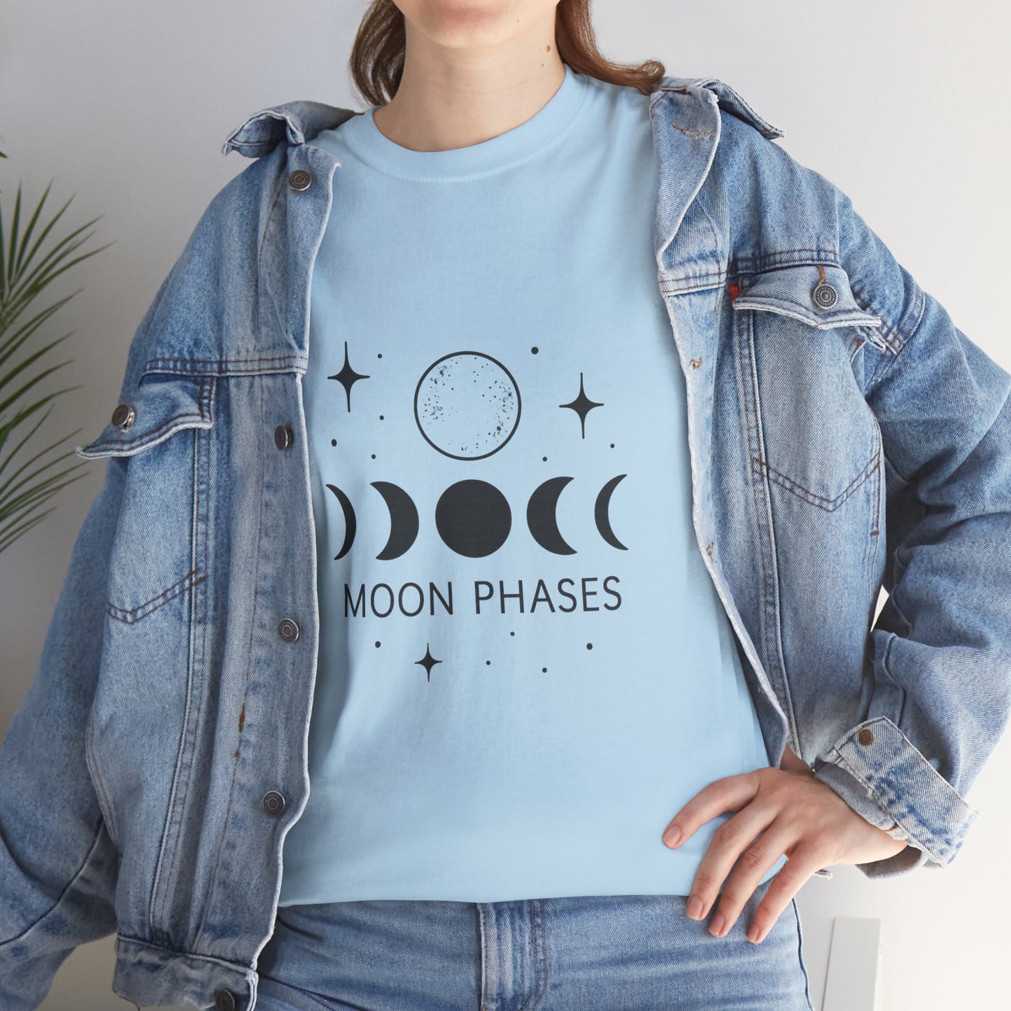 Moon Phases Unisex T-Shirt - Astrology Shirt, Celestial Tee, Spiritual Gift, Starry Night Apparel, Lunar Lover Gift