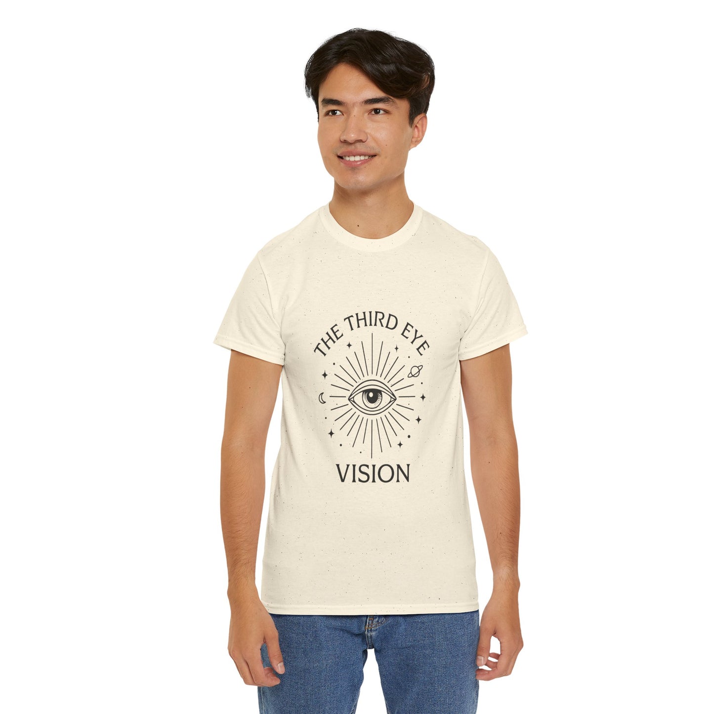 Third Eye Vision Unisex T-Shirt, Spiritual Eye Tee, Boho Festival Shirt, Mystical Graphic Tee, Gift for Seers & Intuitives