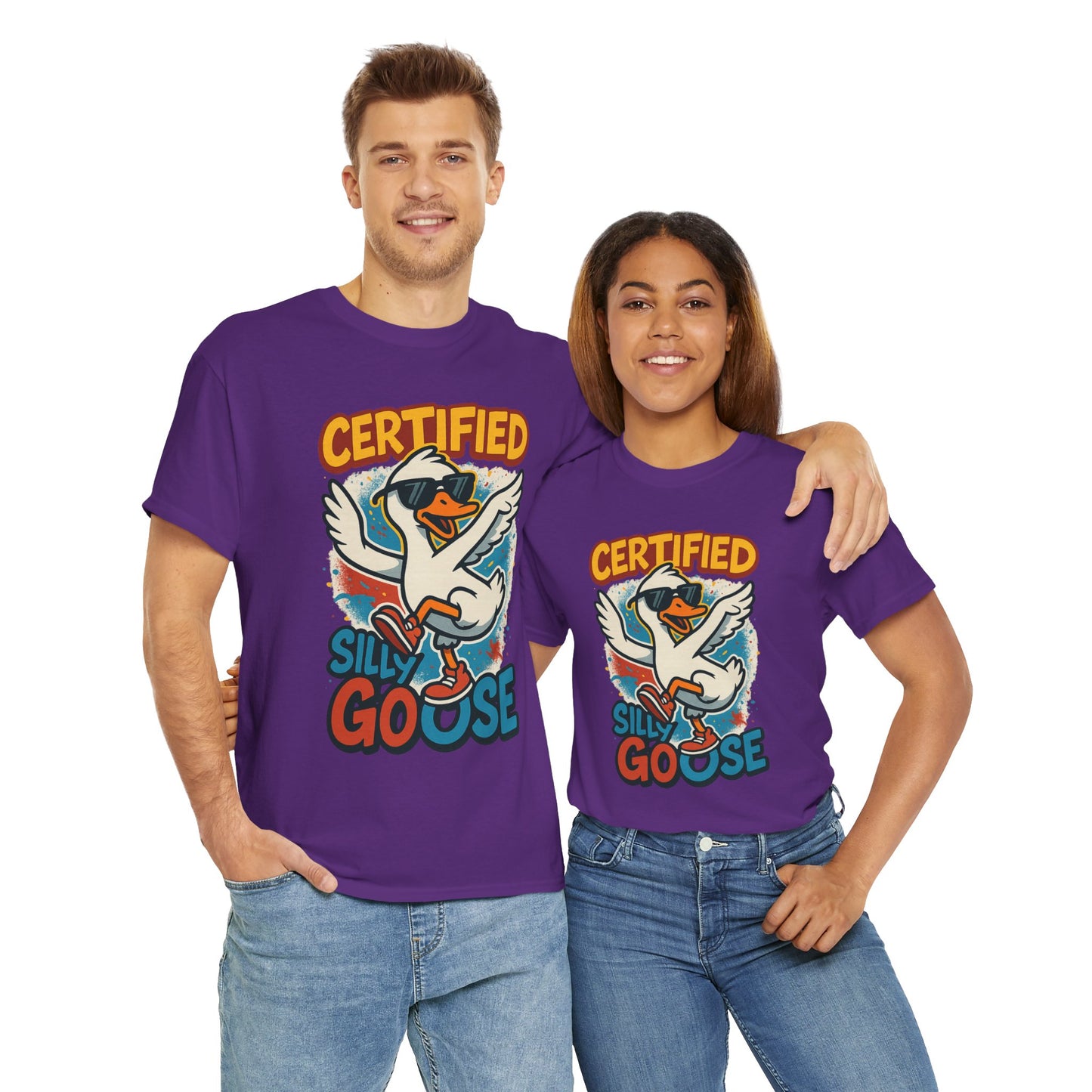 Silly Goose T-Shirt, Funny Cartoon Duck Tee, Quirky Meme Shirt, Retro Graphic, Cool Unisex Gift, Playful Goose Design