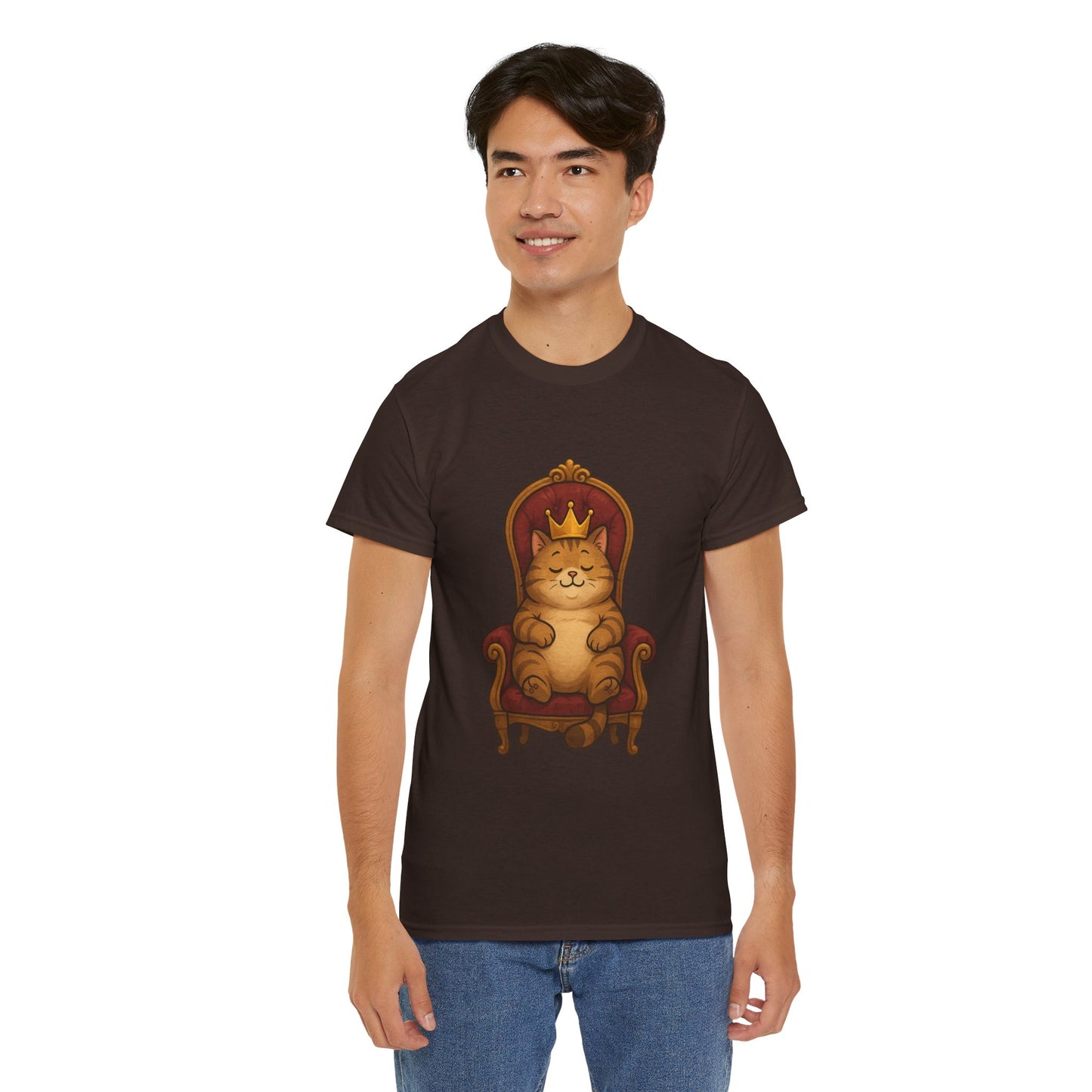Royal Cat T-Shirt - Funny Unisex Cat Tee for Pet Lovers, Paws & Claws Collection