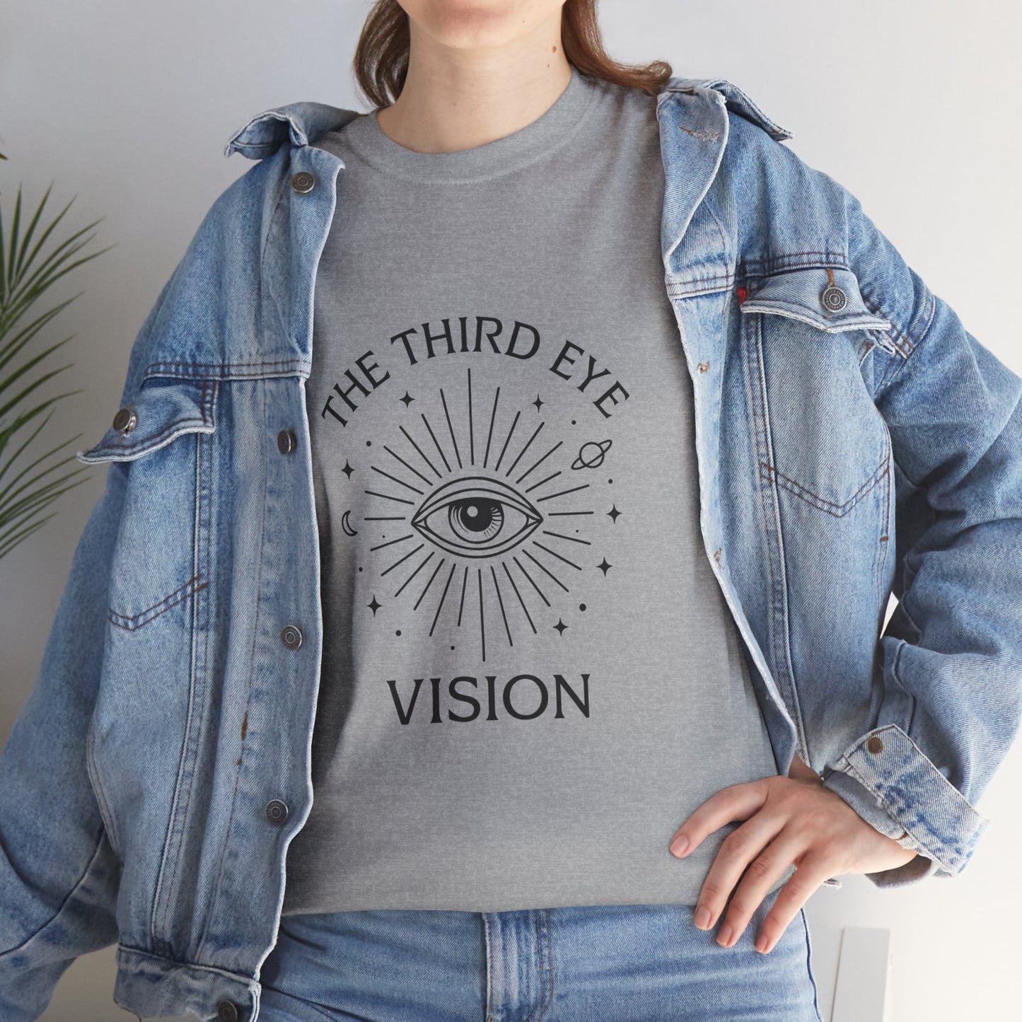 Third Eye Vision Unisex T-Shirt, Spiritual Eye Tee, Boho Festival Shirt, Mystical Graphic Tee, Gift for Seers & Intuitives