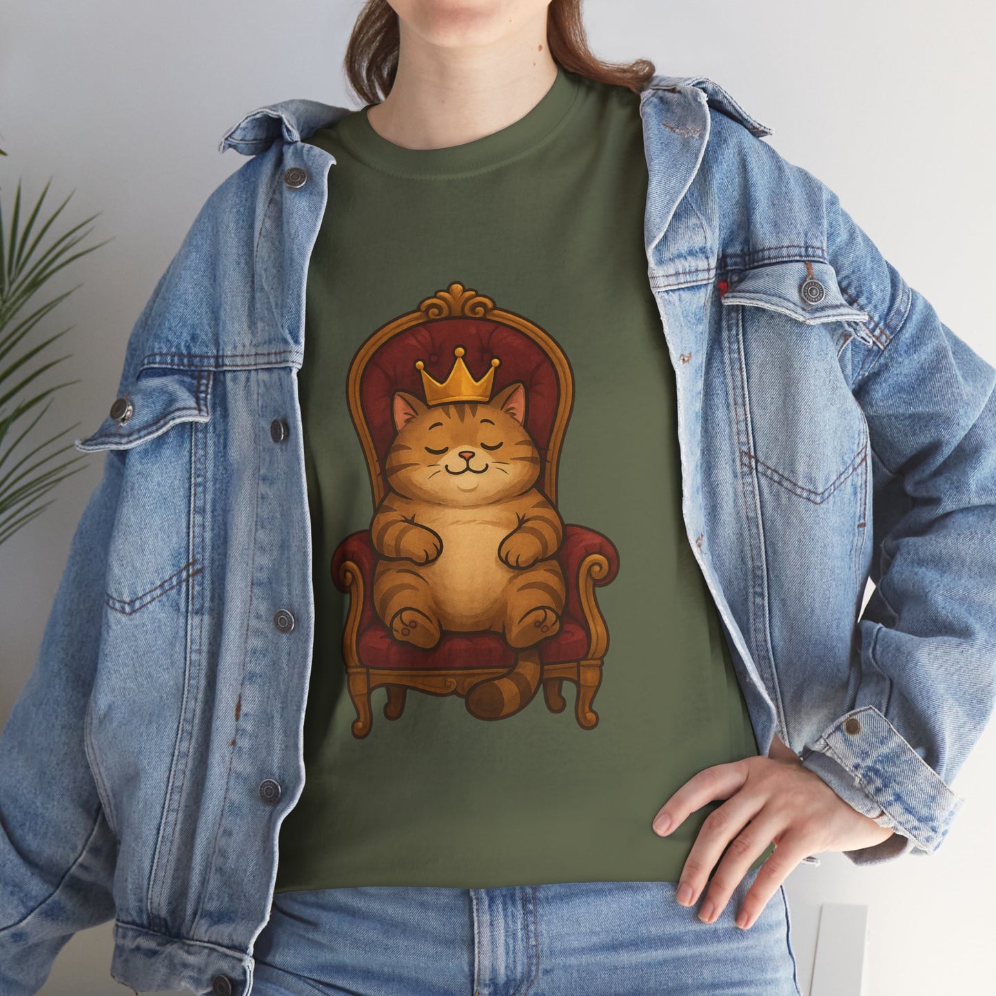 Royal Cat T-Shirt - Funny Unisex Cat Tee for Pet Lovers, Paws & Claws Collection