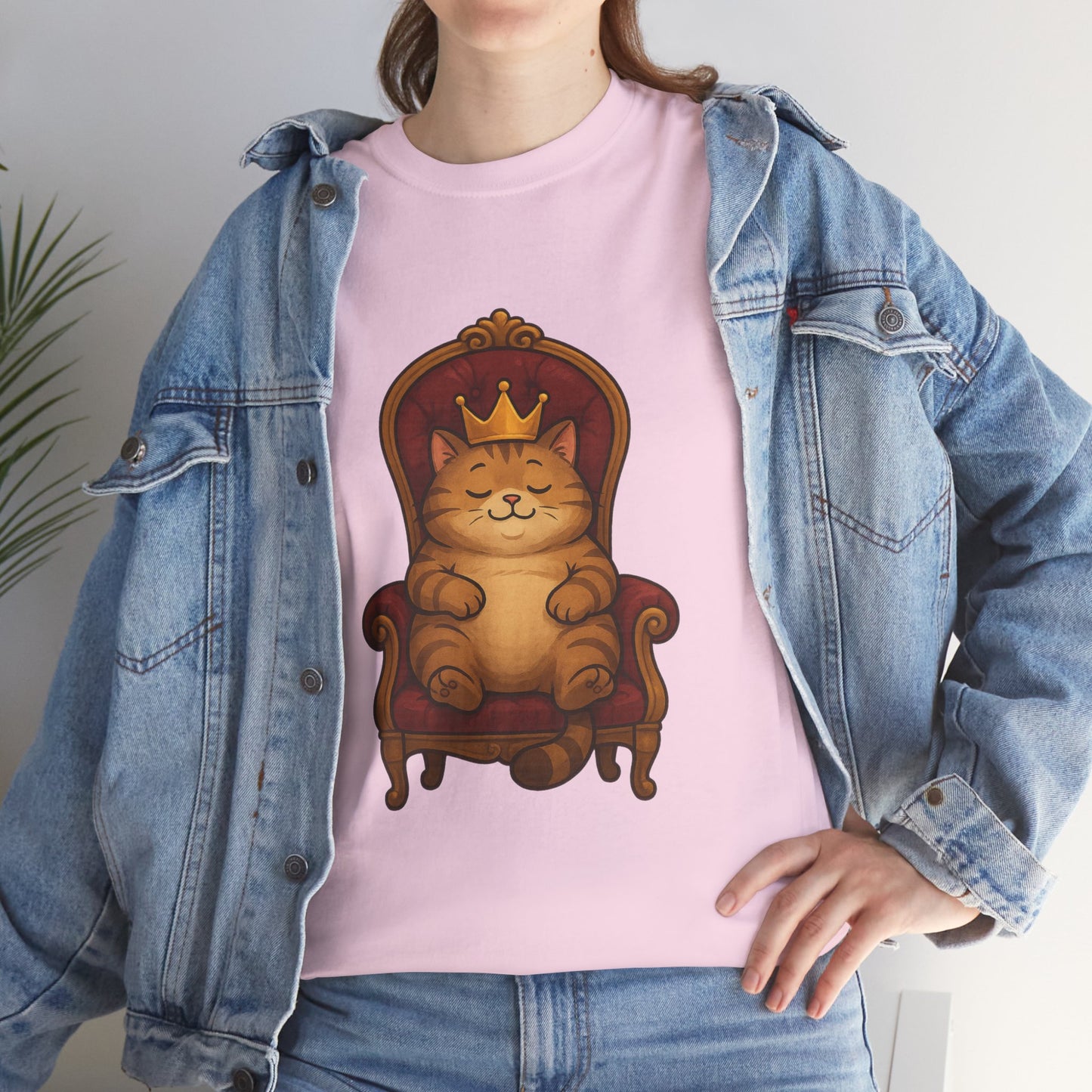Royal Cat T-Shirt - Funny Unisex Cat Tee for Pet Lovers, Paws & Claws Collection