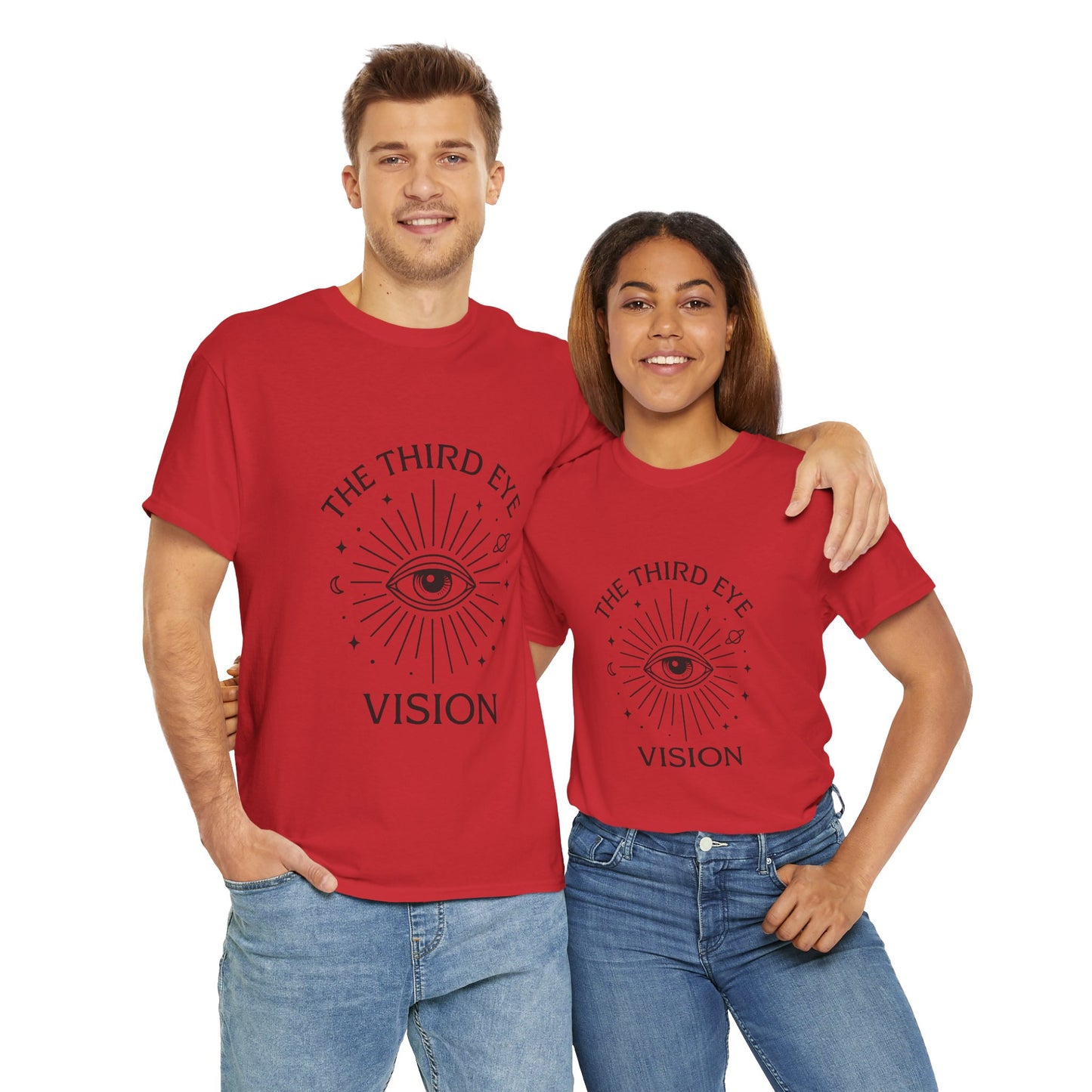 Third Eye Vision Unisex T-Shirt, Spiritual Eye Tee, Boho Festival Shirt, Mystical Graphic Tee, Gift for Seers & Intuitives