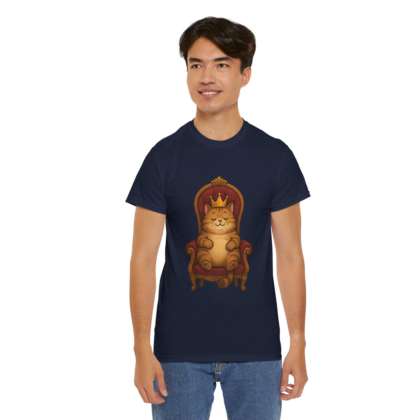 Royal Cat T-Shirt - Funny Unisex Cat Tee for Pet Lovers, Paws & Claws Collection