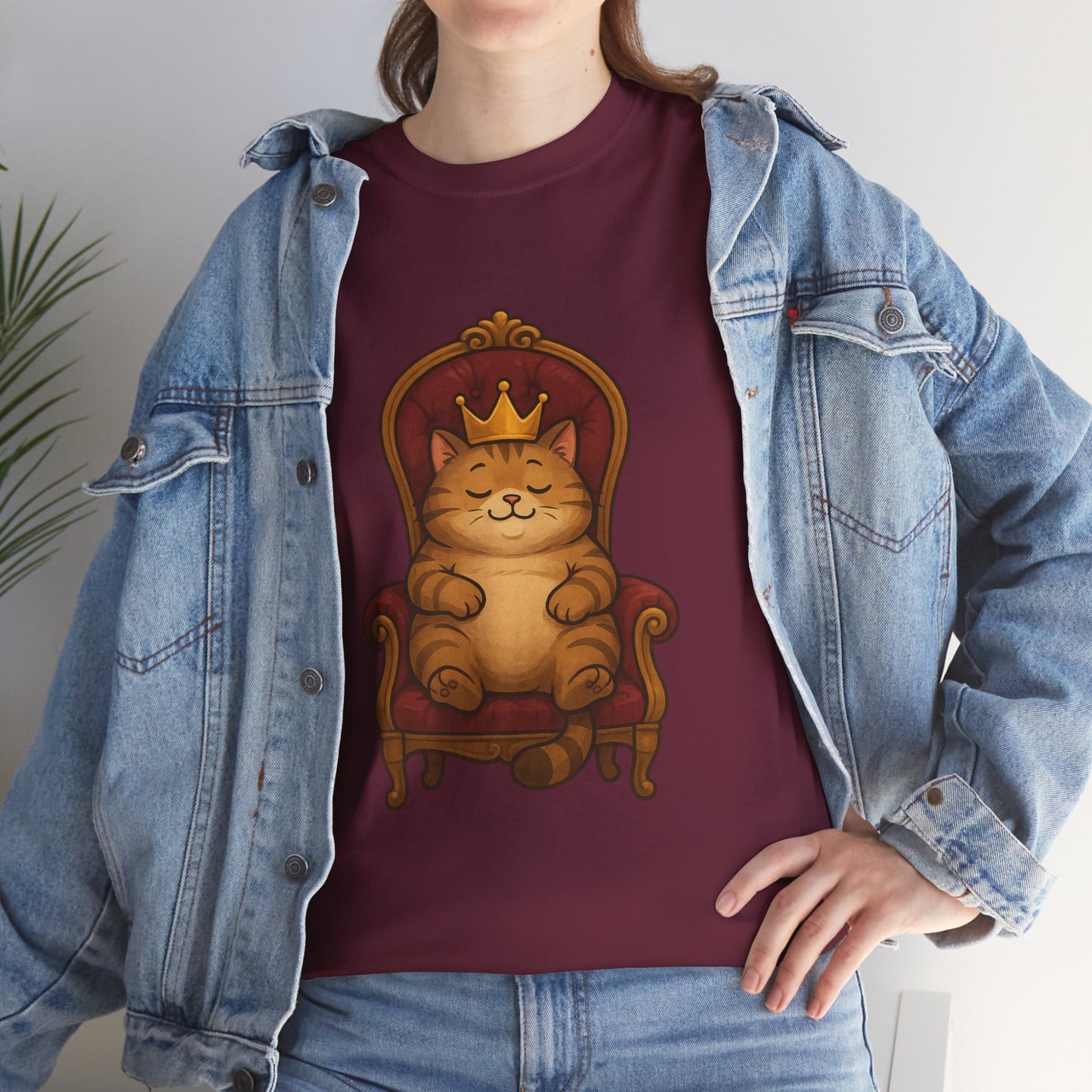 Royal Cat T-Shirt - Funny Unisex Cat Tee for Pet Lovers, Paws & Claws Collection