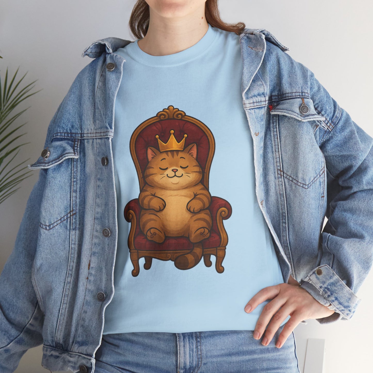 Royal Cat T-Shirt - Funny Unisex Cat Tee for Pet Lovers, Paws & Claws Collection