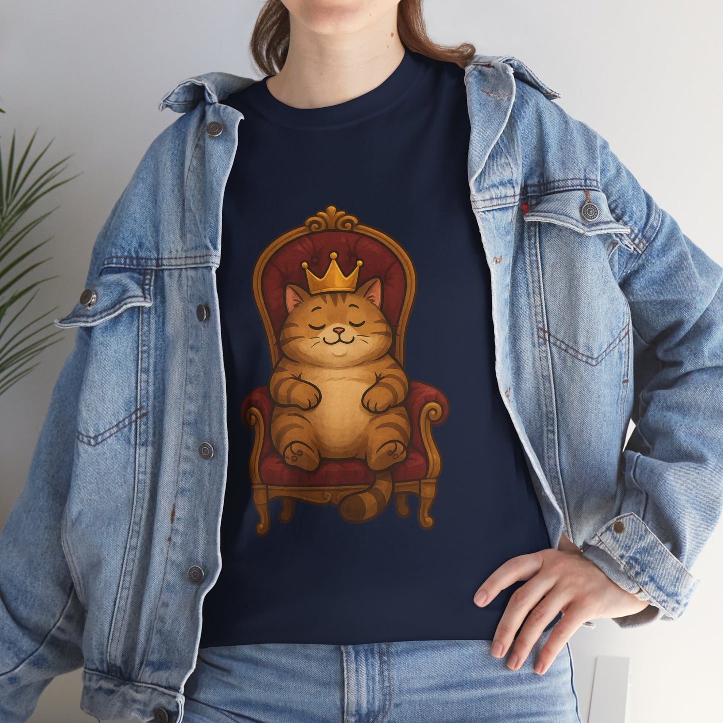 Royal Cat T-Shirt - Funny Unisex Cat Tee for Pet Lovers, Paws & Claws Collection