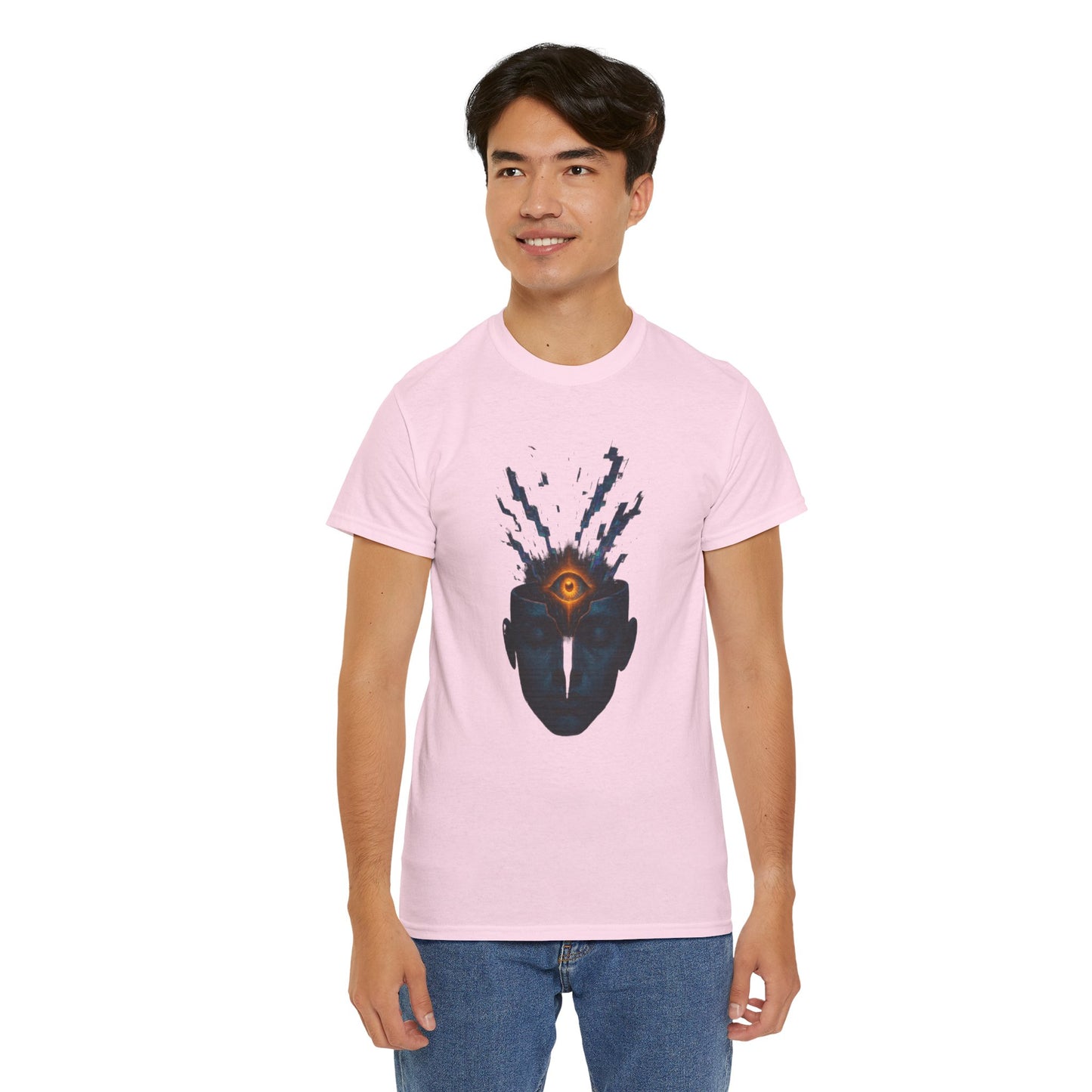 Mystical Third Eye Shirt, Trippy Unisex Tee, Spiritual Graphic Tee, Mind Bending Artwear