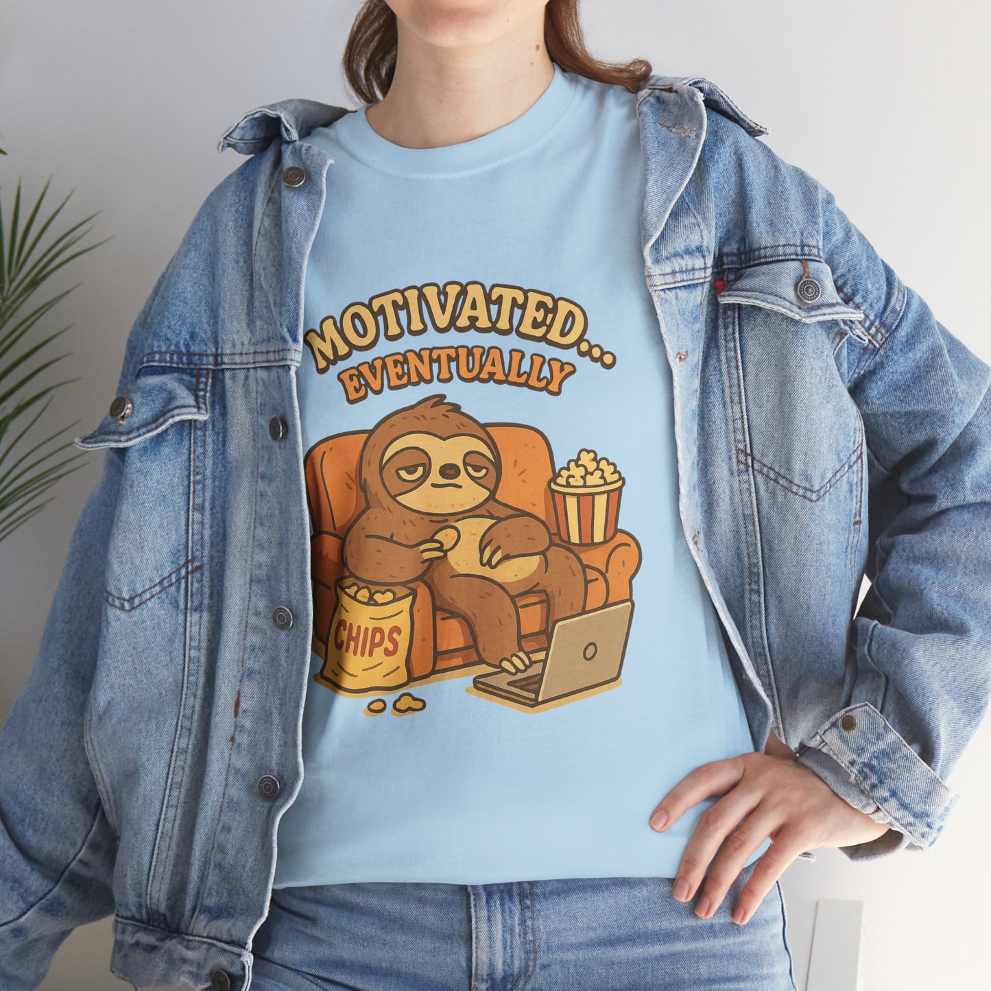 Sloth Running Team Shirt - Funny Lazy T-Shirt, Unisex Heavy Cotton Tee, Gift for Sloth Lovers, Chill Vibes Casual Graphic Tee