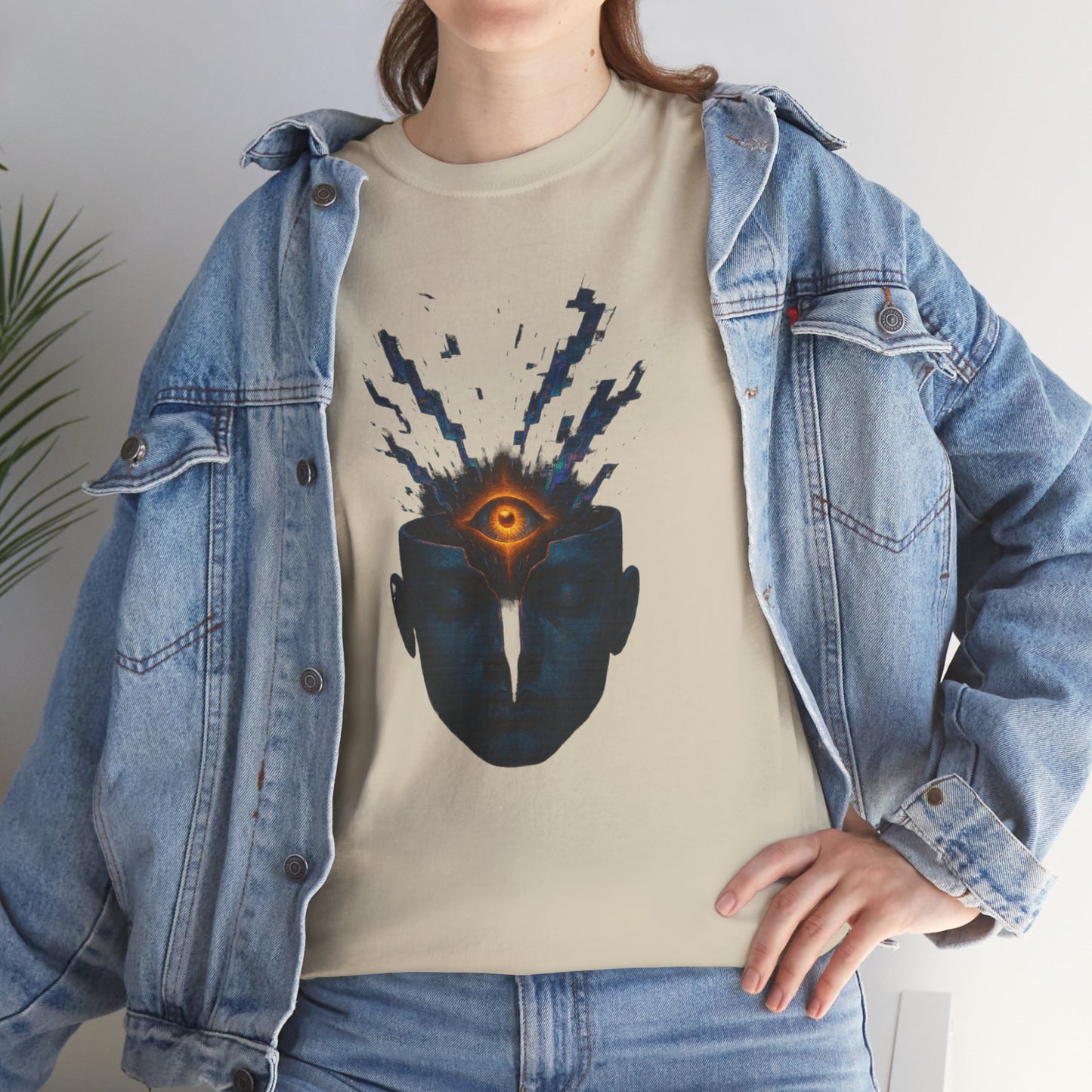 Mystical Third Eye Shirt, Trippy Unisex Tee, Spiritual Graphic Tee, Mind Bending Artwear
