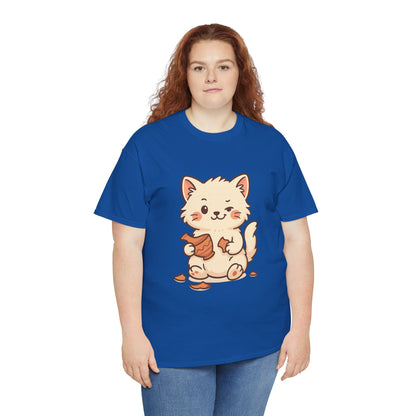 Cute Naughty Cat T-Shirt - Funny Kawaii Cat Shirt for Pet Lovers, Paws & Claws Collection