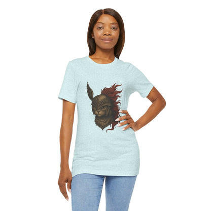 Malenia Cat Helmet Tee - Fantasy Cat T-Shirt, Elden Ring Inspired Shirt, Gamer Gift