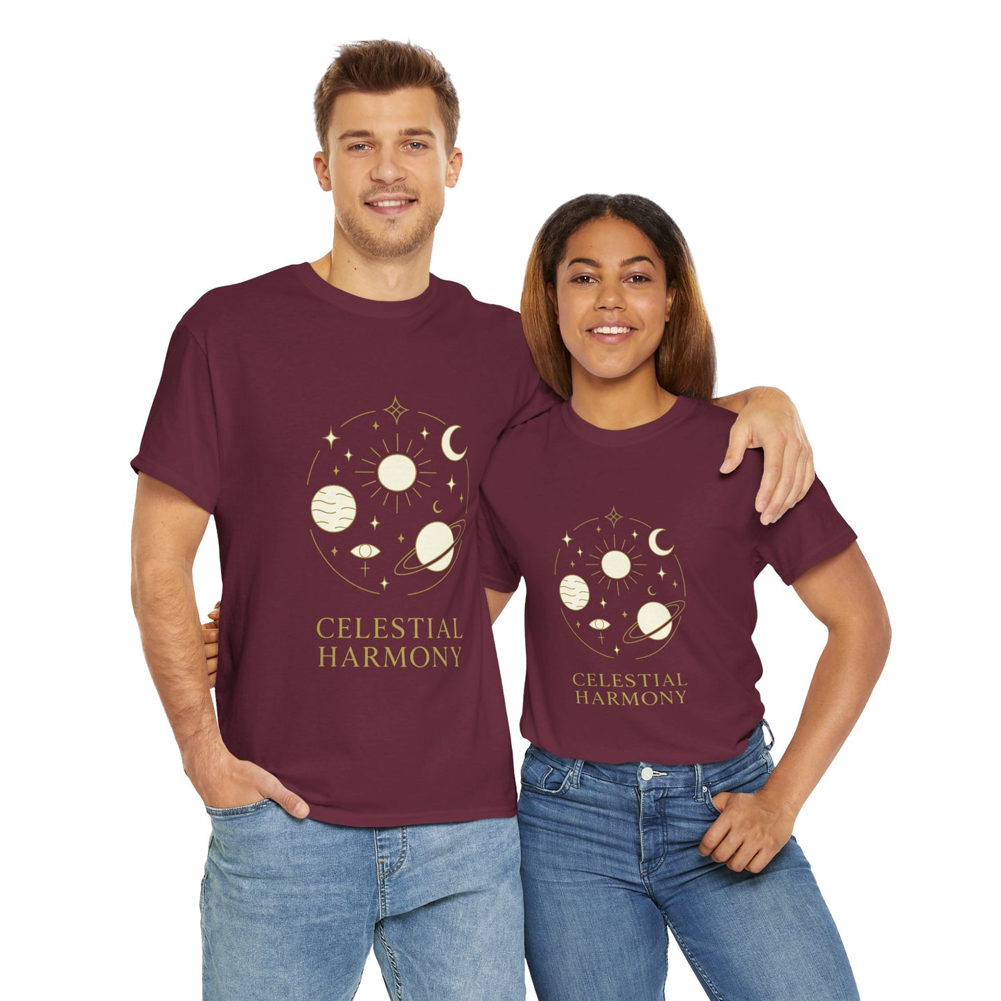Celestial Harmony Unisex Heavy Cotton Tee, Astrology Shirt, Cosmic Graphic Tee, Gift for Space Lovers, Horoscope Enthusiasts, Relaxed [...]