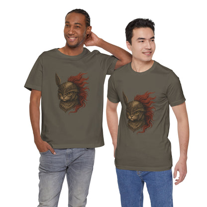 Malenia Cat Helmet Tee - Fantasy Cat T-Shirt, Elden Ring Inspired Shirt, Gamer Gift