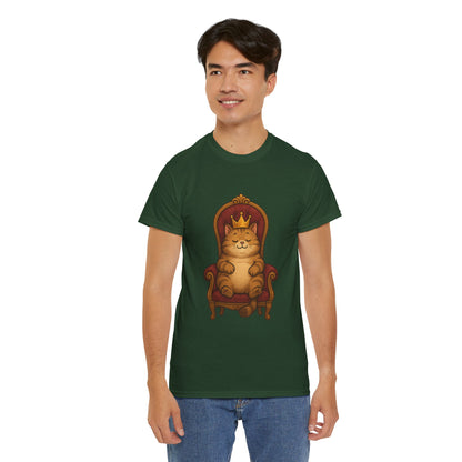 Royal Cat T-Shirt - Funny Unisex Cat Tee for Pet Lovers, Paws & Claws Collection