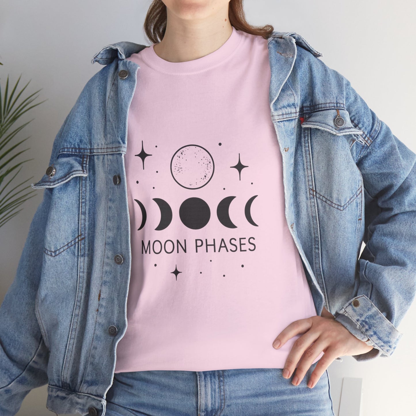 Moon Phases Unisex T-Shirt - Astrology Shirt, Celestial Tee, Spiritual Gift, Starry Night Apparel, Lunar Lover Gift