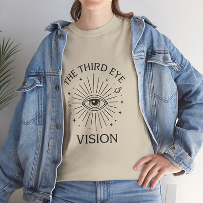 Third Eye Vision Unisex T-Shirt, Spiritual Eye Tee, Boho Festival Shirt, Mystical Graphic Tee, Gift for Seers & Intuitives