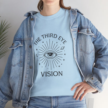 Third Eye Vision Unisex T-Shirt, Spiritual Eye Tee, Boho Festival Shirt, Mystical Graphic Tee, Gift for Seers & Intuitives