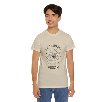 Third Eye Vision Unisex T-Shirt, Spiritual Eye Tee, Boho Festival Shirt, Mystical Graphic Tee, Gift for Seers & Intuitives