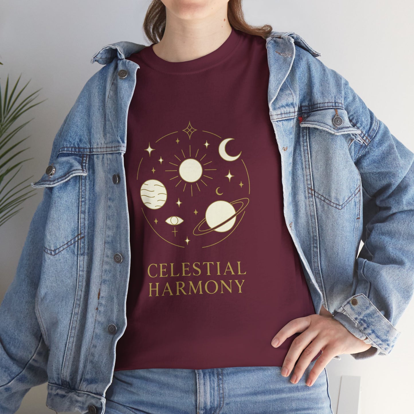 Celestial Harmony Unisex Heavy Cotton Tee, Astrology Shirt, Cosmic Graphic Tee, Gift for Space Lovers, Horoscope Enthusiasts, Relaxed [...]